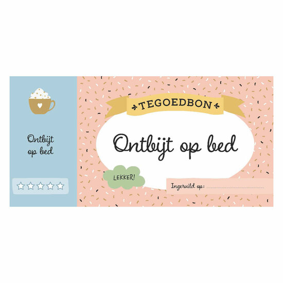 Originele Tegoedbonnen voor de liefste mama