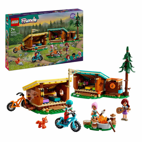 LEGO Friends 42624 Avonturenkamp Knusse Boshutten