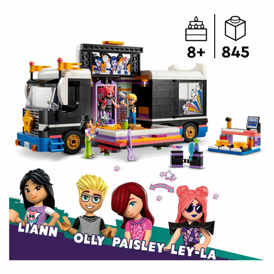 LEGO Friends 42619 Toerbus Van Popster