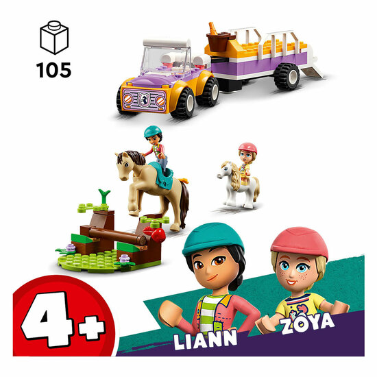 LEGO Friends 42634 Paard en Pony Aanhangwagen