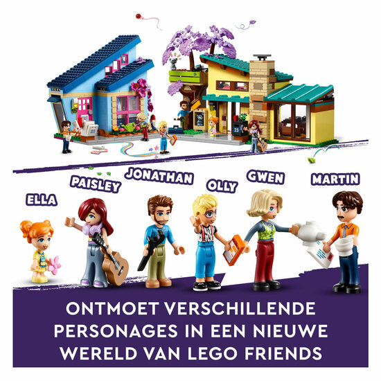 LEGO Friends 42620 Olly en Paisleys Huizen