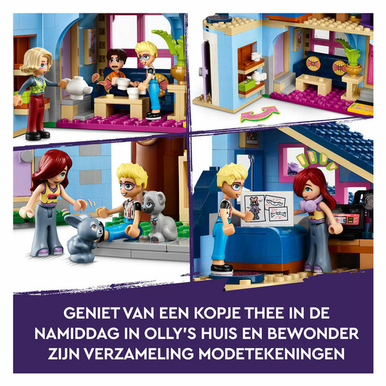 LEGO Friends 42620 Olly en Paisleys Huizen