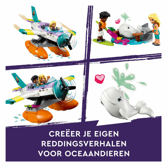 LEGO Friends 41752 Reddingsvliegtuig op Zee