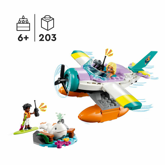 LEGO Friends 41752 Reddingsvliegtuig op Zee