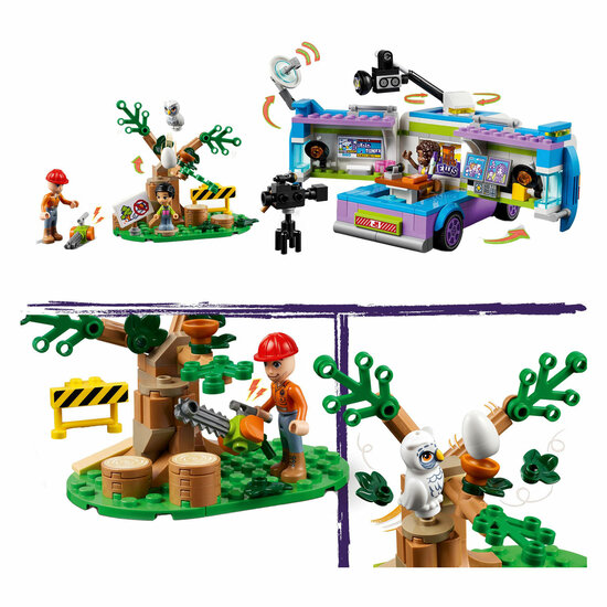 LEGO Friends 41749 Nieuwsbusje