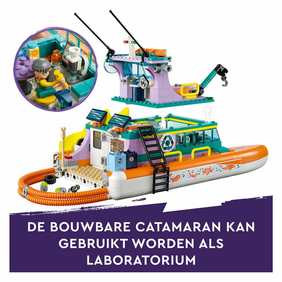 LEGO Friends 41734 Reddingsboot op Zee