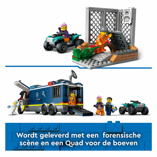 LEGO City 60418 Politielaboratorium In Truck