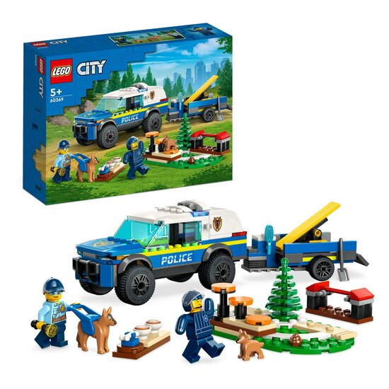 LEGO City 60369 Mobiele Training voor Politiehonden