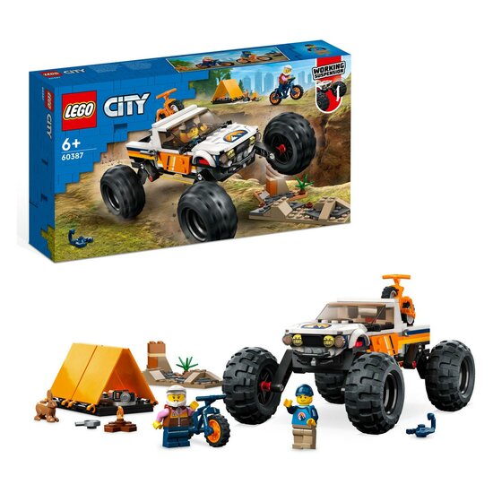 LEGO City 60387 4x4 Terreinwagen Avonturen