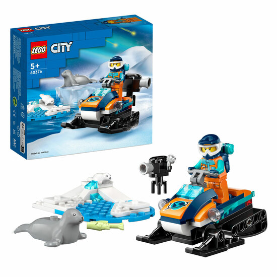 LEGO City 60376 Sneeuwscooter Voor Poolonderzoek