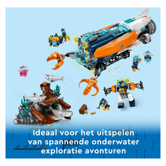 LEGO City 60379 Duikboot Voor Diepzeeonderzoek