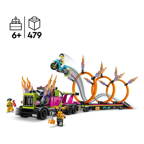 LEGO City 60357 Stunttruck &amp; Ring of Fire-Uitdaging