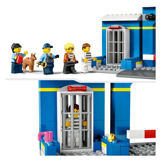 LEGO City 60370 Achtervolging Politiebureau