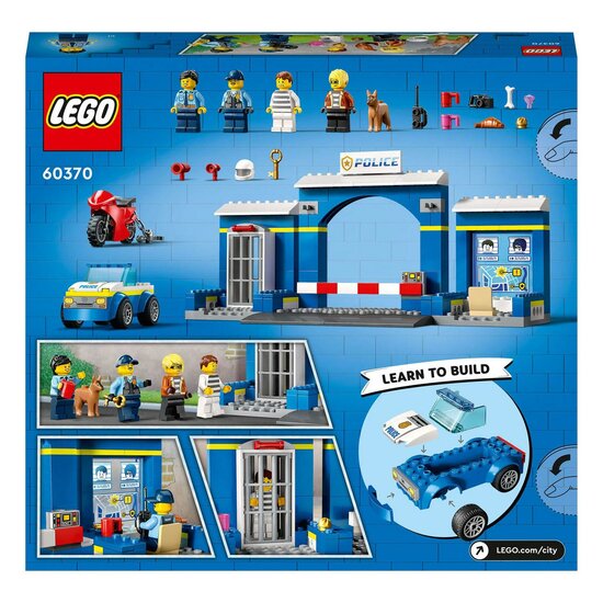 LEGO City 60370 Achtervolging Politiebureau