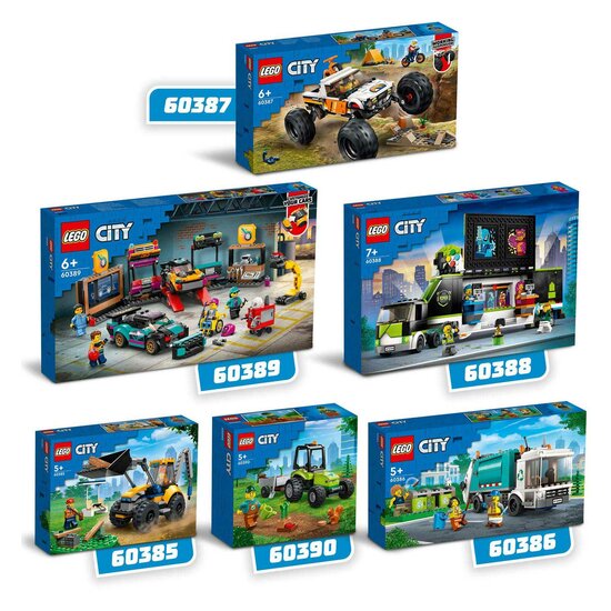 LEGO City 60389 Garage voor Aanpasbare Auto&#039;s