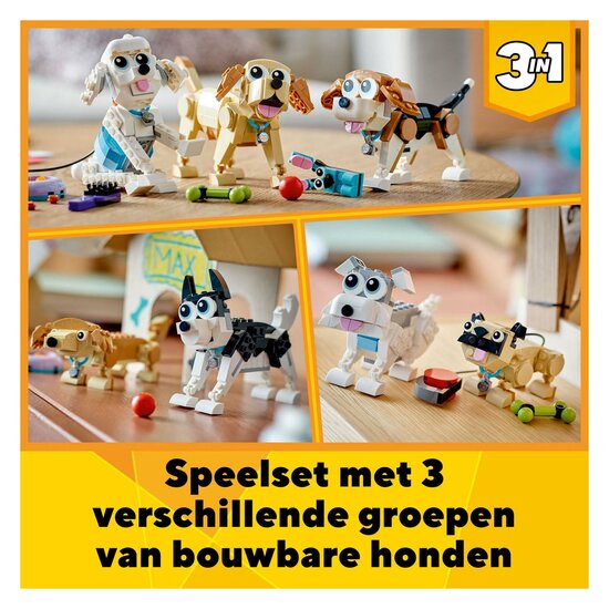 LEGO Creator 31137 Schattige Honden