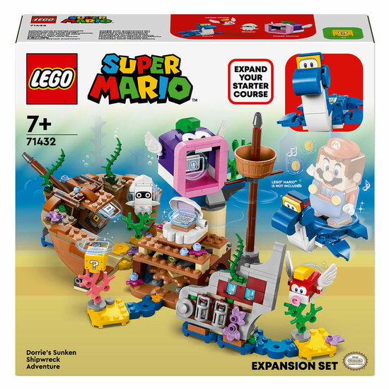 LEGO Super Mario 71432 Uitbreidingsset: Dorries Gezonken Scheepswrak