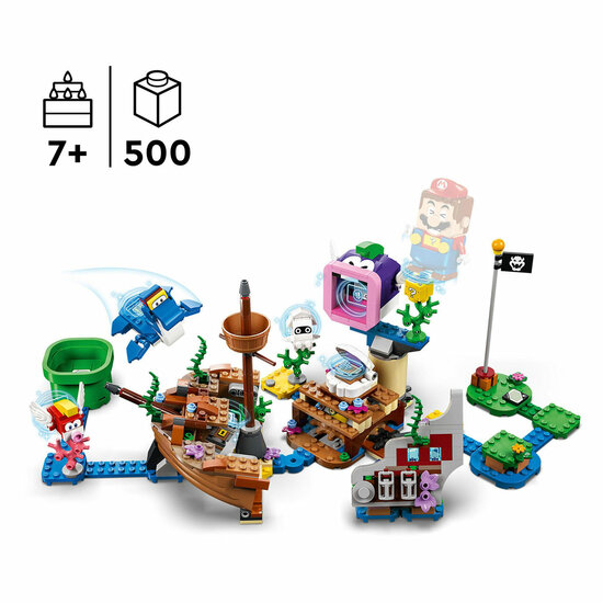 LEGO Super Mario 71432 Uitbreidingsset: Dorries Gezonken Scheepswrak