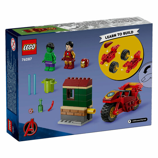 LEGO Super Heroes 76287 Iron Man met Motor en De Hulk