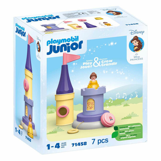 Playmobil Junior &amp; Disney Belle&#039;s Speeltoren met Melodie - 71458