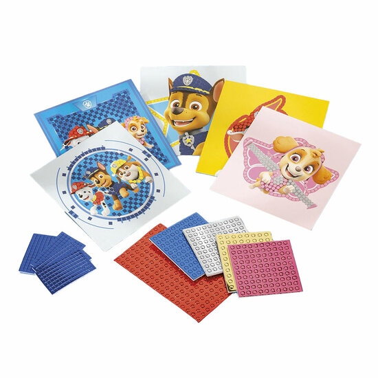 Totum 3in1 PAW Patrol Strijkkalen, Gips Gieten en Pixelkunst Knutselset