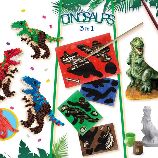 SES Knutselset Dino&#039;s, 3in1