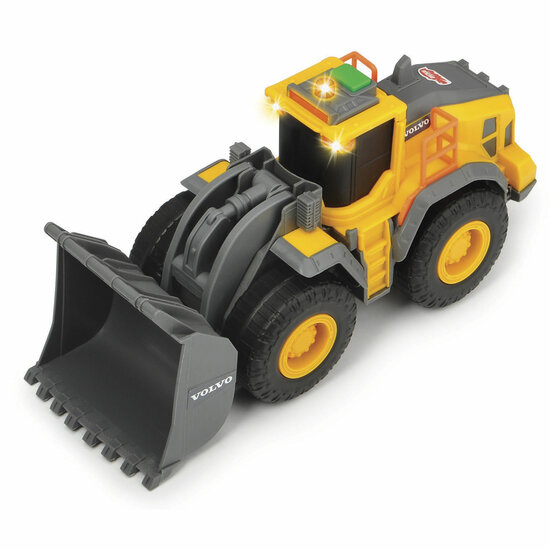 Dickie Volvo Shovel met Licht en Geluid - 23 cm