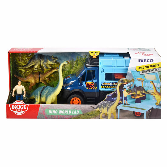 Dickie Dino World Lab Vrachtwagen Speelset