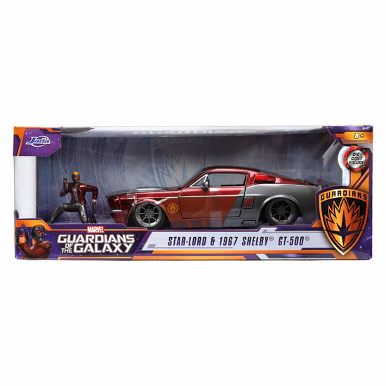 Jada Die-Cast Marvel Star Lord 1967 Ford Mustang 1:24