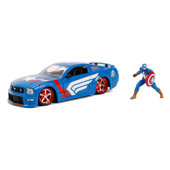 Jada Avengers Captain America met Auto 1:24