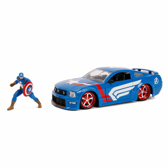 Jada Avengers Captain America met Auto 1:24