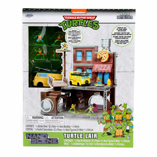 Jada Metalfigs Hoofdkwartier Teenage Mutant Ninja Turtles Speelset