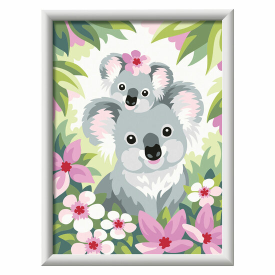 CreArt Schilderen op Nummer - Koala Schatjes