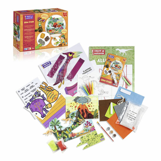 Jumbo Create &amp; Discover Dino Craft Knutselset