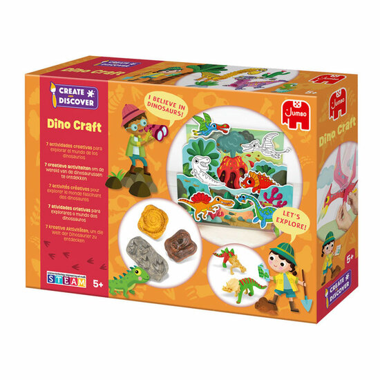 Jumbo Create &amp; Discover Dino Craft Knutselset