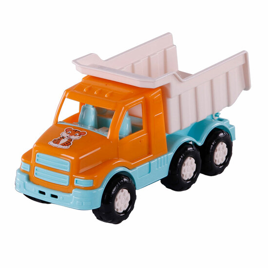 Cavallino Safari Torpedo Kiepvrachtwagen Oranje, 26,5cm