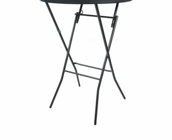 Statafel zwart 80 cm per 5