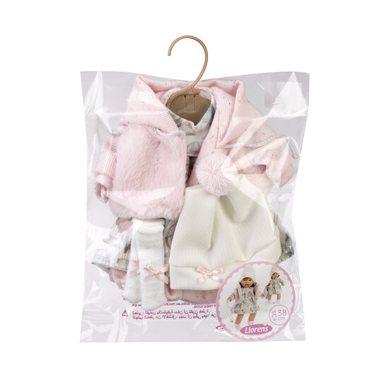 Llorens kleding set Lola luchtballon voor poppen van 38 cm