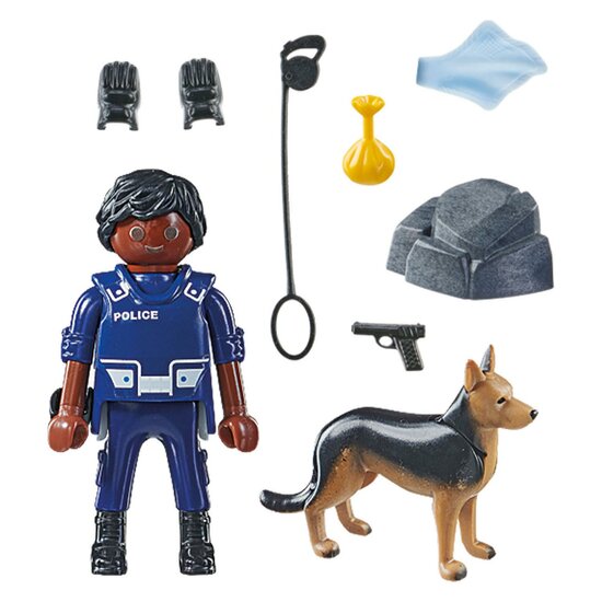 Playmobil Specials Politieagent met Speurhond - 71162