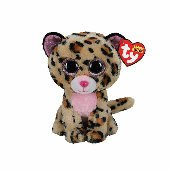 Ty Beanie Boo&#039;s Livvie Leopard, 15cm