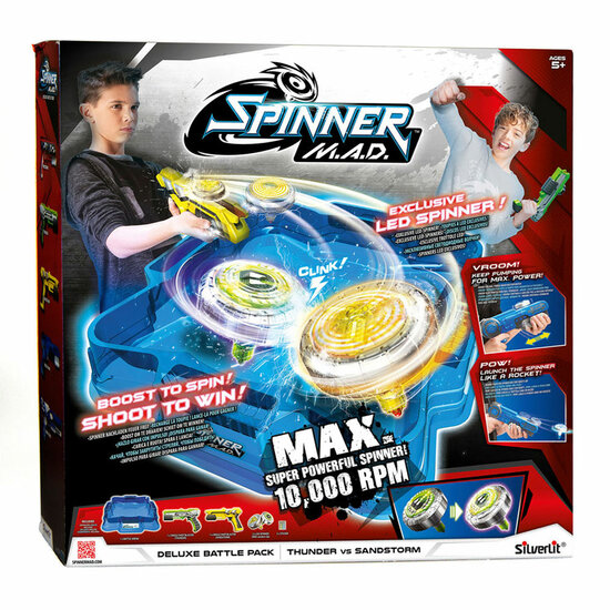 Spinner M.A.D. Deluxe Battle Pack met Arena