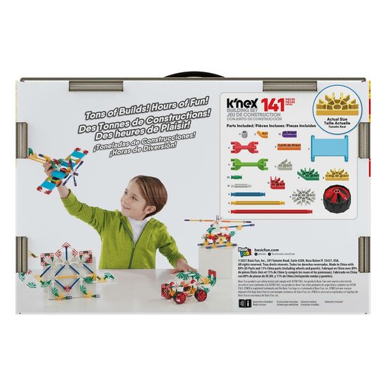 K&#039;Nex Classics - Beginner 40 Modellen Bouwset, 141dlg.