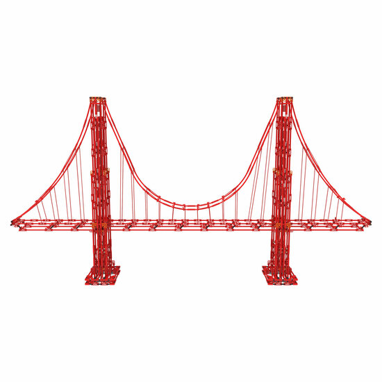 K&#039;Nex Architecture Bouwset - Golden Gate Bridge, 1536dlg.