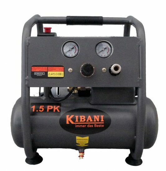 Kibani stille compressor 6 Liter