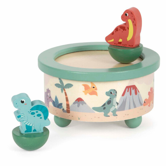 Small Foot - Houten Muziekdoos Dino