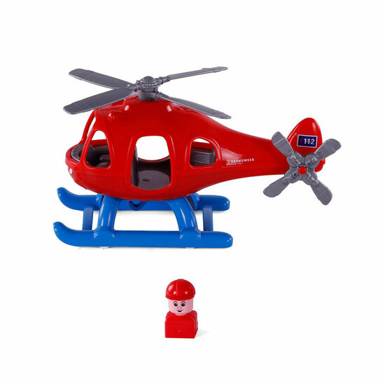 Cavallino Brandweerhelikopter met Speelfiguur, 29,5cm