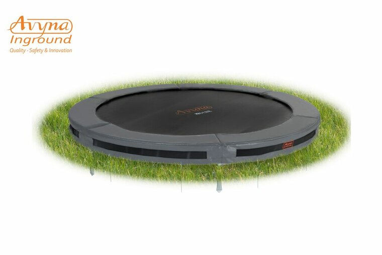 Universeel Trampoline Inground Beschermrand 380 Cm Grijs 2,5 Cm Dik