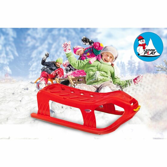 Snow Play Slee Snow-Star 90cm rood