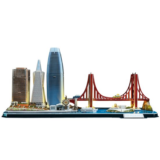 3d Puzzel City Line San Francisco LED