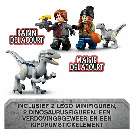 LEGOJurassic 76946 Blue &amp; Beta Velocirapor